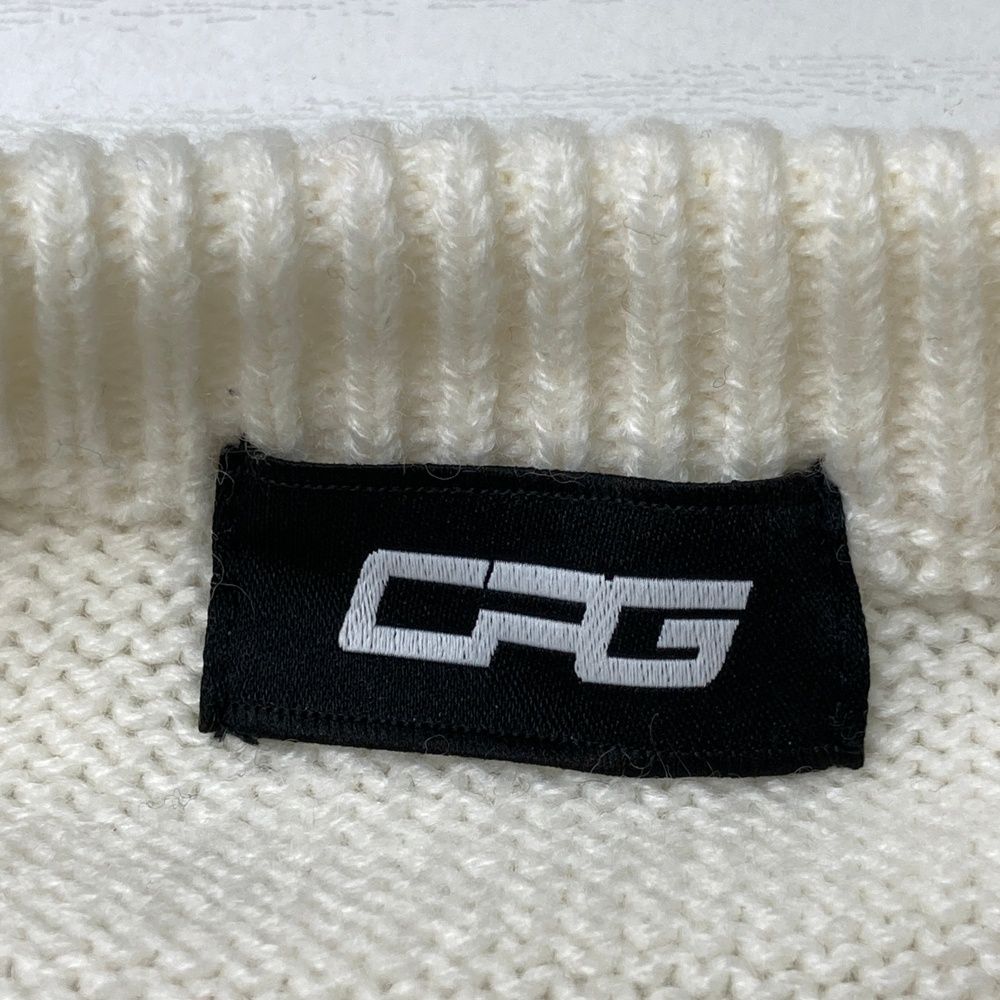 サイズ：2 CPG GOLF シーピージーゴルフ クルーネック 長袖ニット