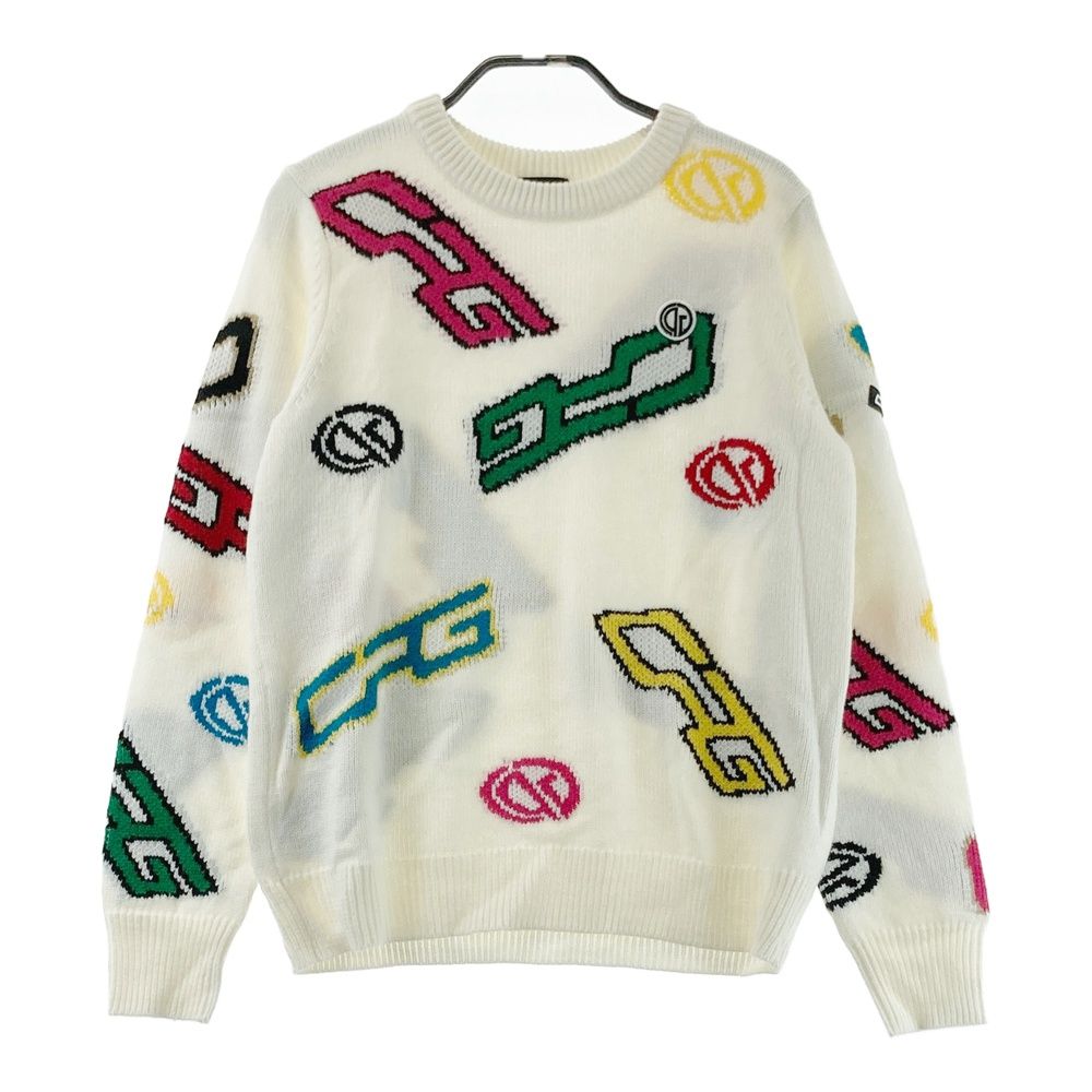 サイズ：2 CPG GOLF シーピージーゴルフ クルーネック 長袖ニット