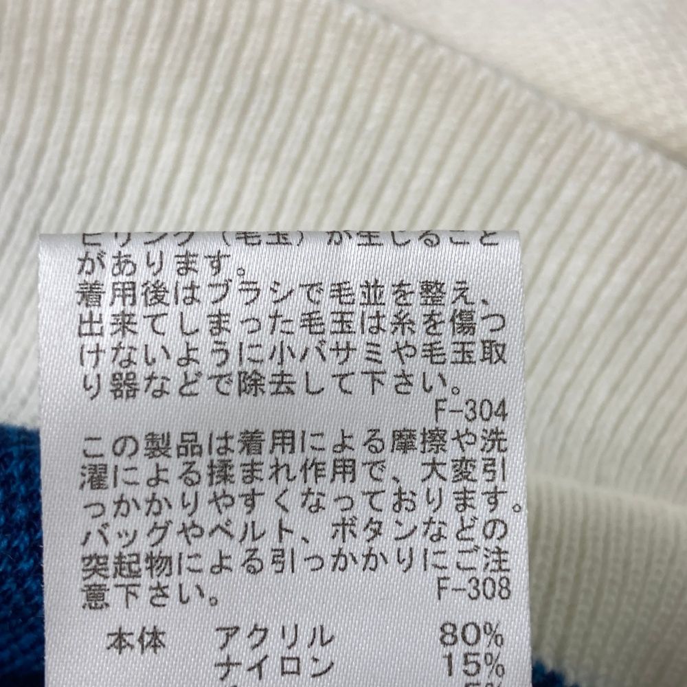 サイズ：M JUN&ROPE ジュン アンド ロペ タートルネック 長袖ニット