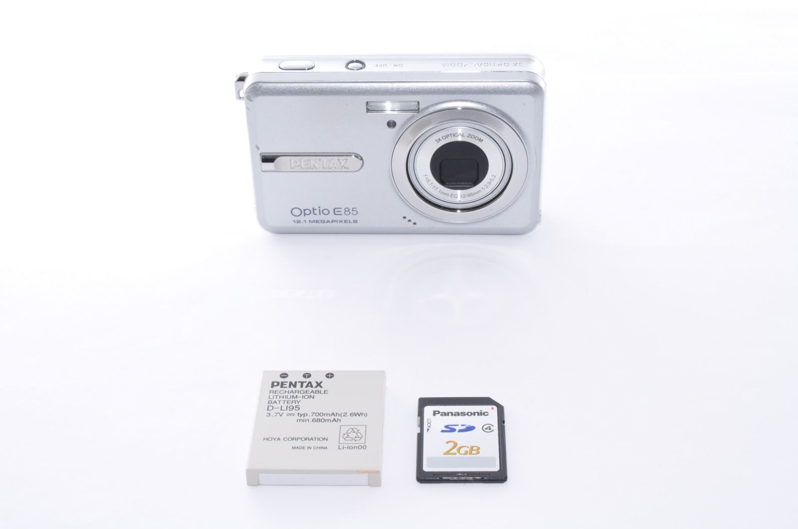 PENTAX Optio E85 DIGITAL Camera シルバー デジカメ デジタルカメラ