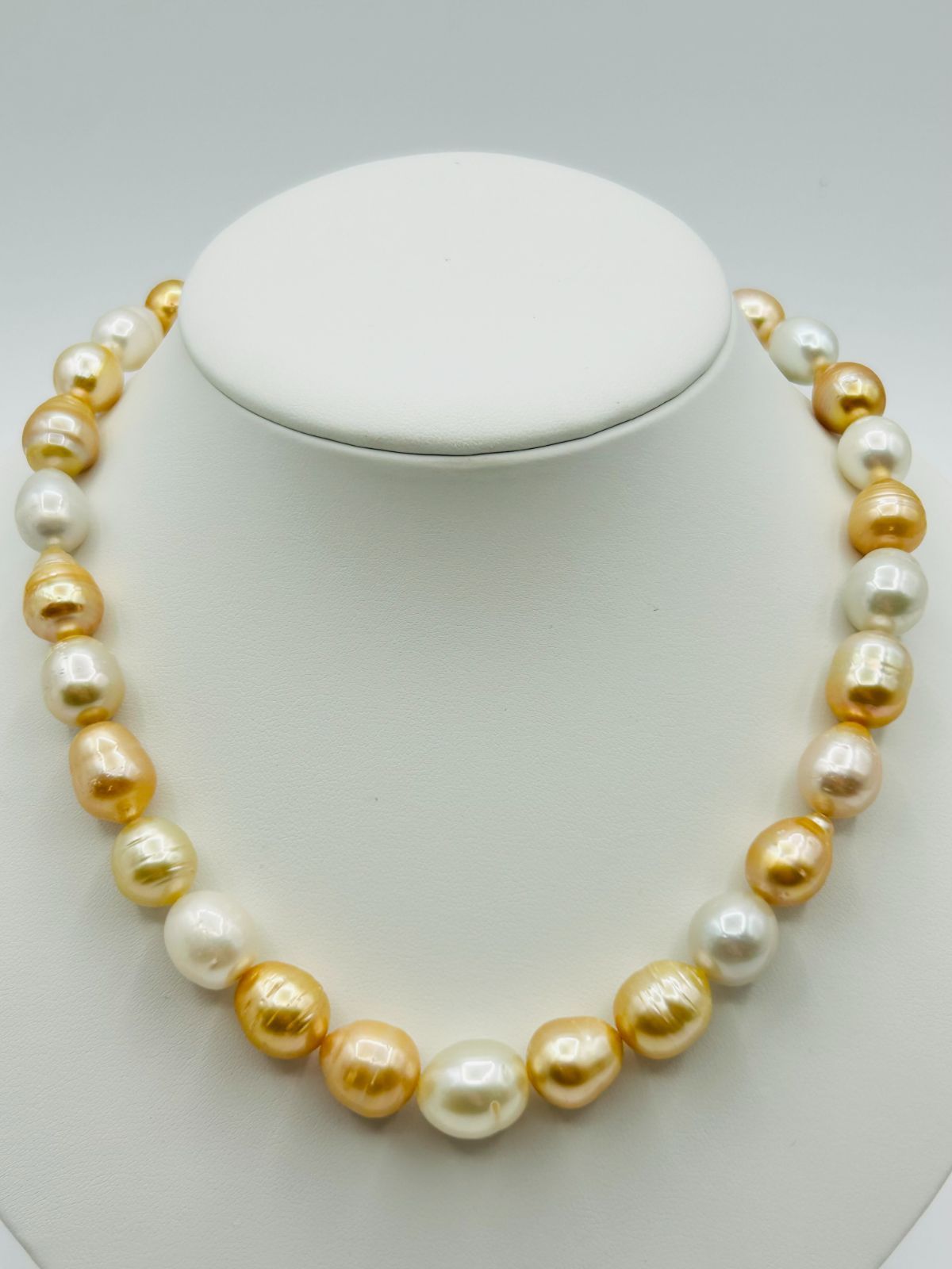 白蝶 南洋 パール マルチ ネックレス 真珠 10.0-12.9mm SouthSeaPearl