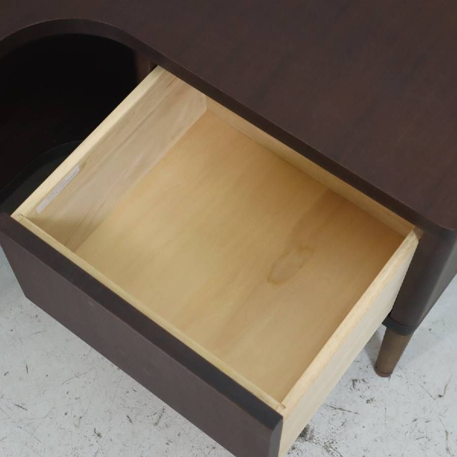 カリモク60+ カリモク家具 廃番 コーナーボード Q36345NK モカブラウン