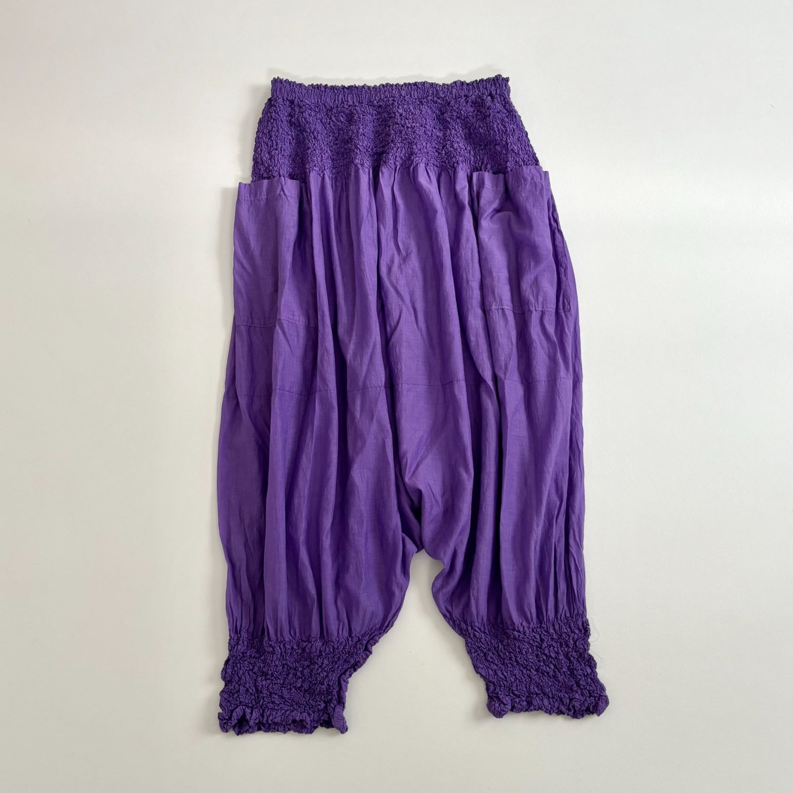 me ISSEY MIYAKE ミー イッセイミヤケ 製品染め サルエルパンツ