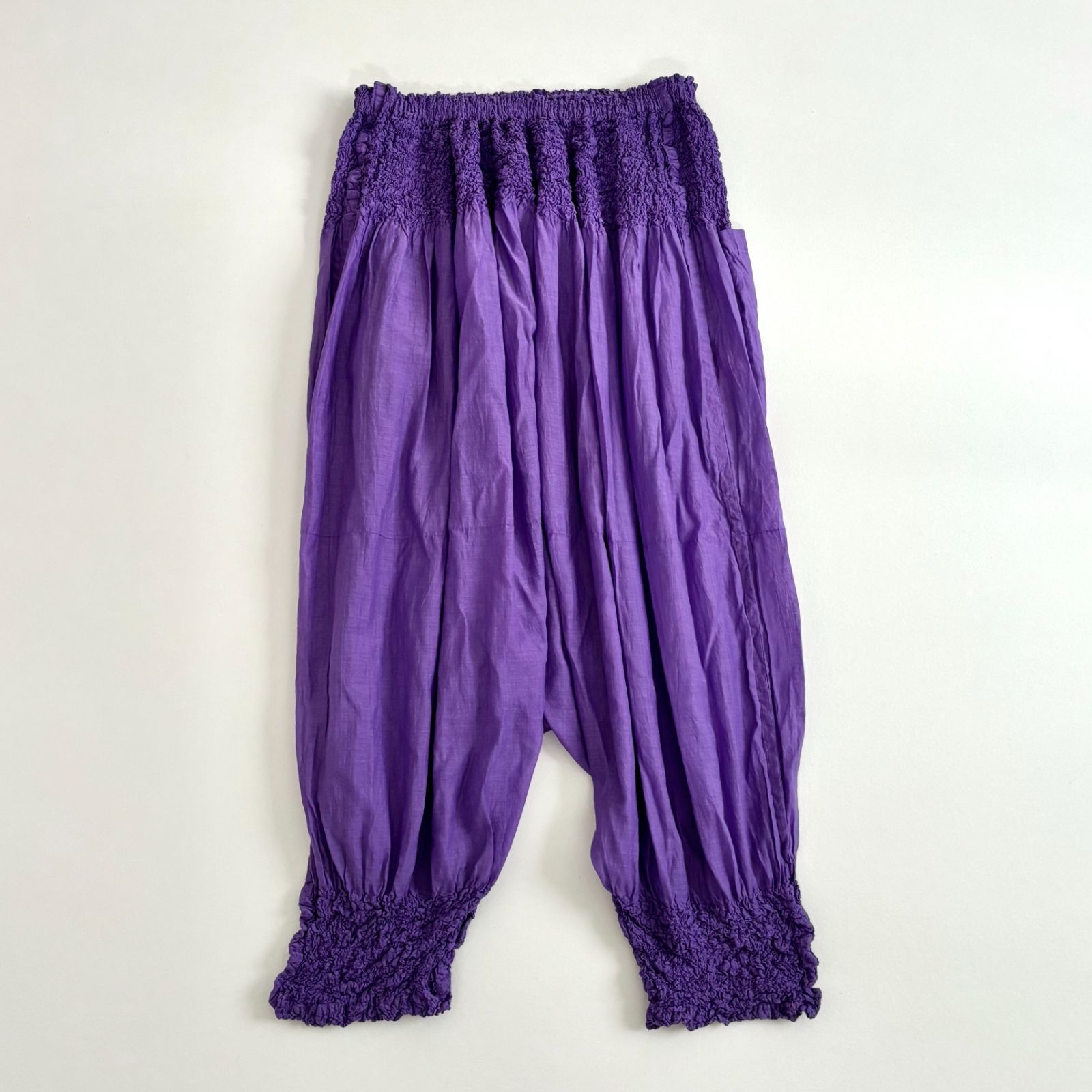 me ISSEY MIYAKE ミー イッセイミヤケ 製品染め サルエルパンツ