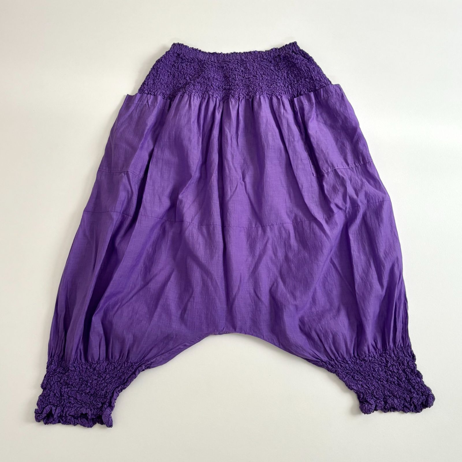 me ISSEY MIYAKE ミー イッセイミヤケ 製品染め サルエルパンツ