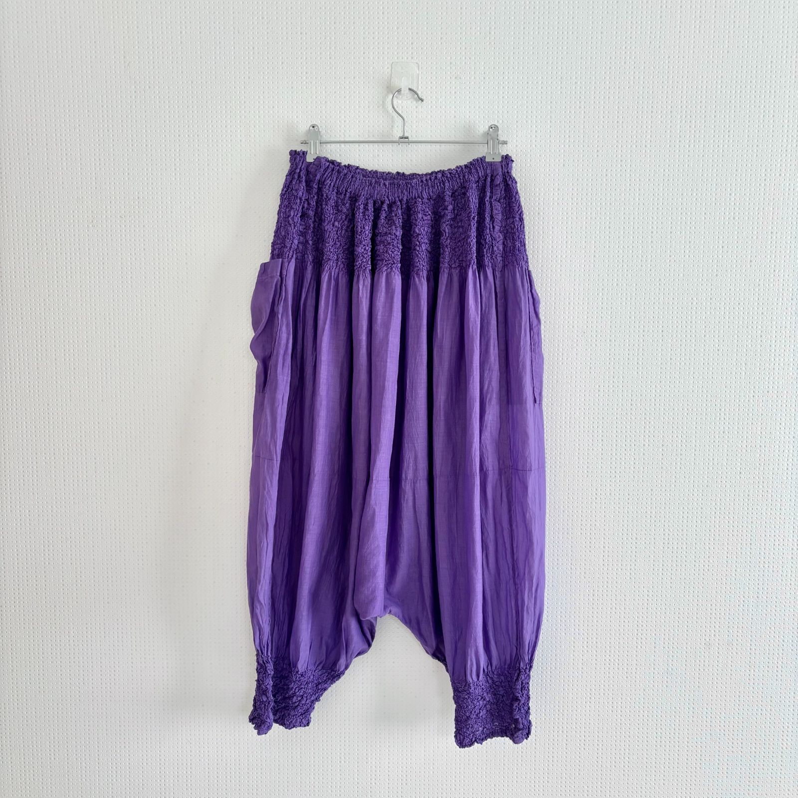 me ISSEY MIYAKE ミー イッセイミヤケ 製品染め サルエルパンツ