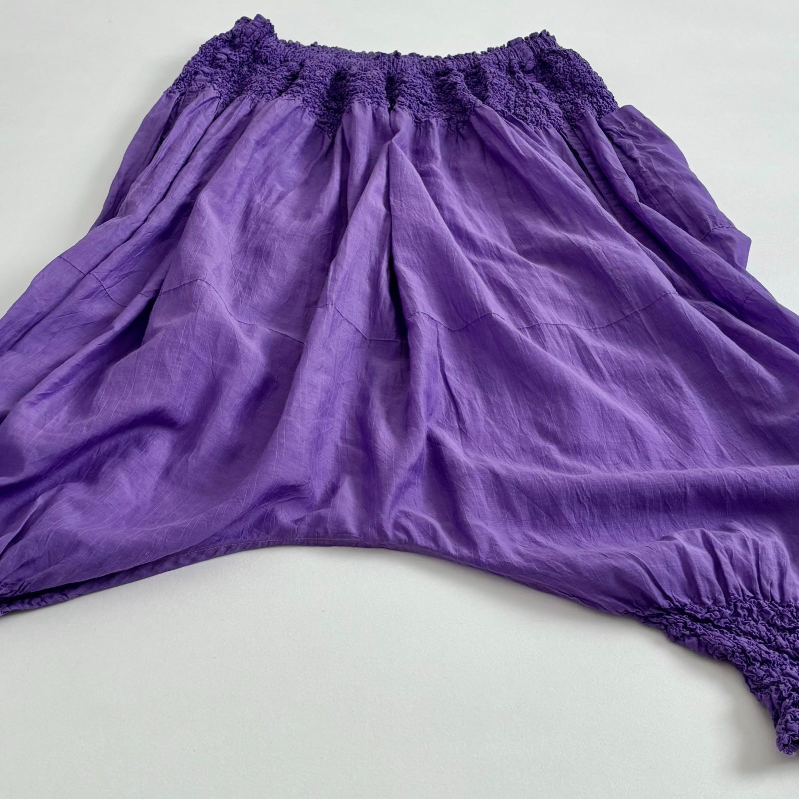 me ISSEY MIYAKE ミー イッセイミヤケ 製品染め サルエルパンツ