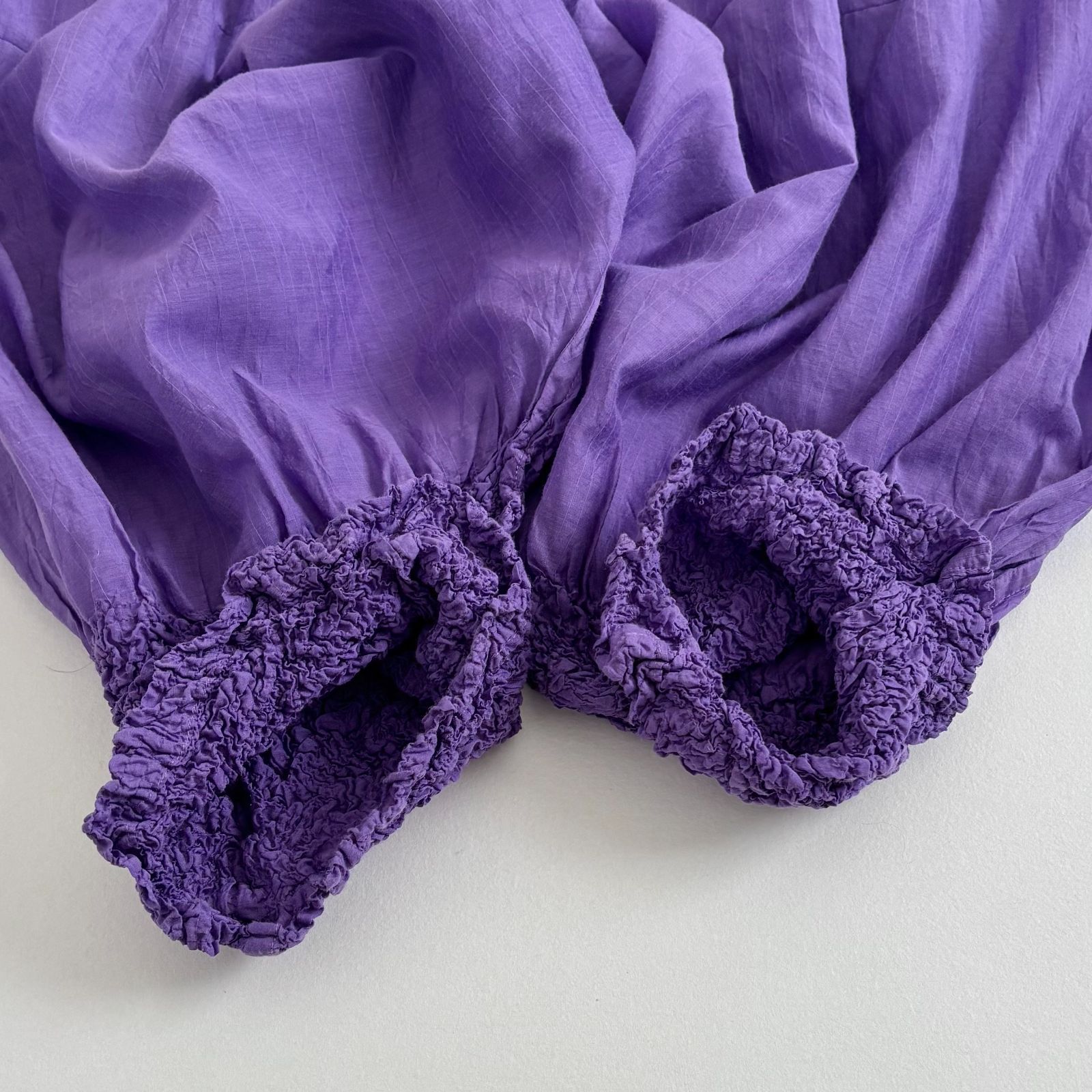 me ISSEY MIYAKE ミー イッセイミヤケ 製品染め サルエルパンツ