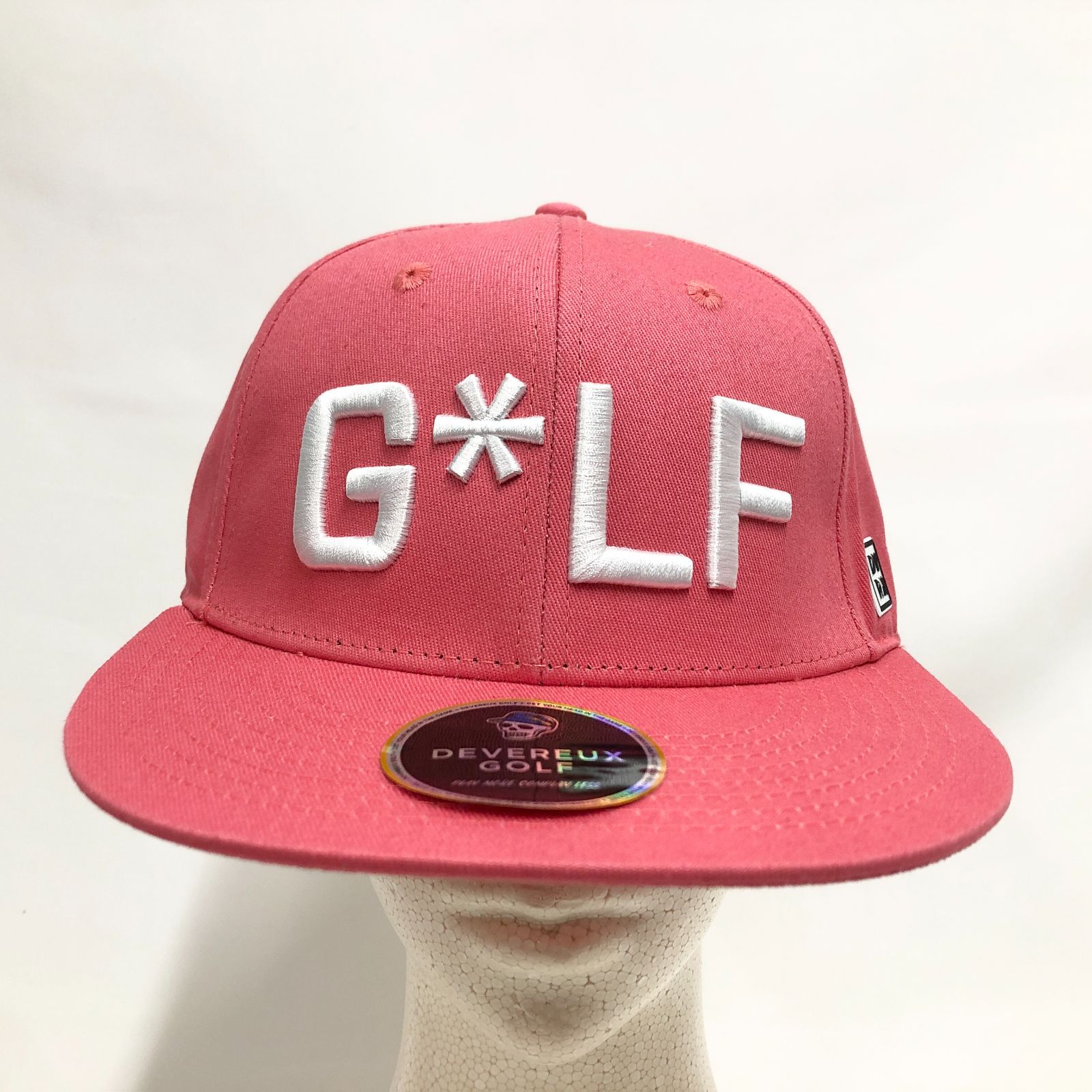 新品未使用 DEVEREUX GOLF（デヴァローゴルフ） ロゴ キャップ F