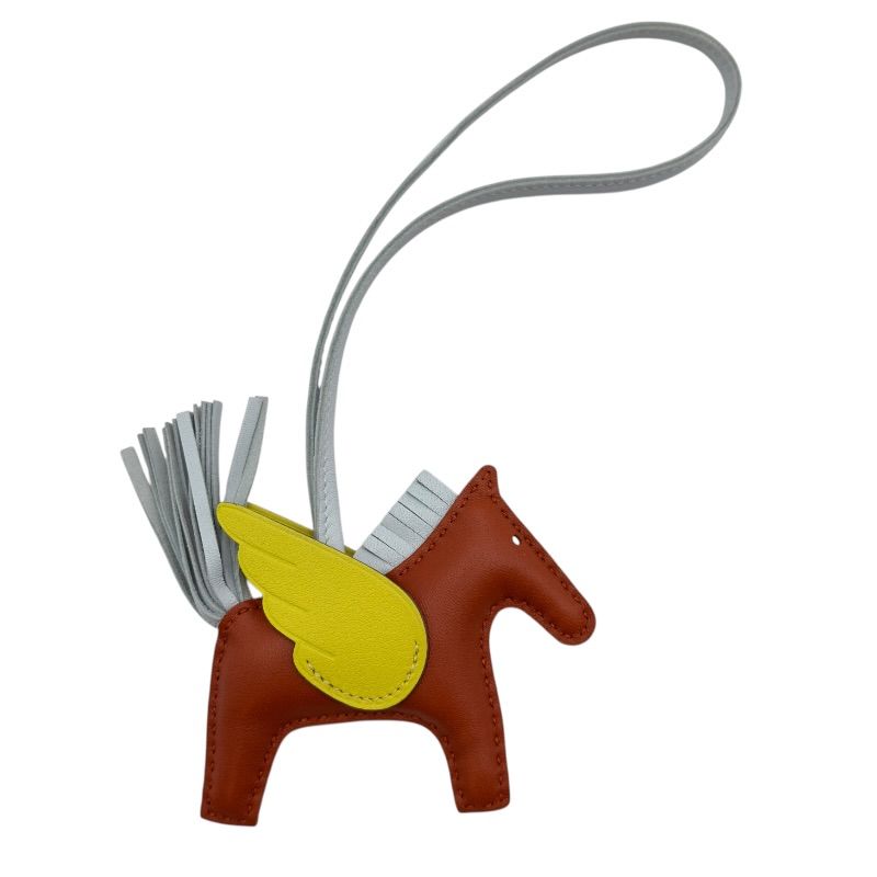 エルメス HERMES ロデオペガサスPM Z刻 カーネリアン/ブルーブリュム