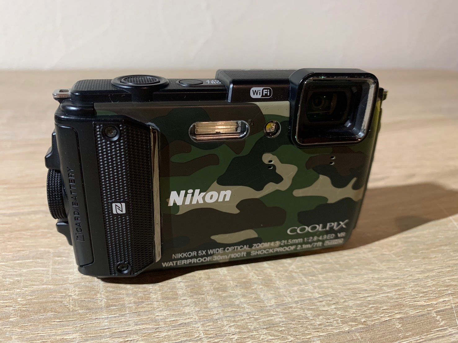 7875 Nikon COOLPIX AW130 カモフラージュ デジカメ 動作確認済み