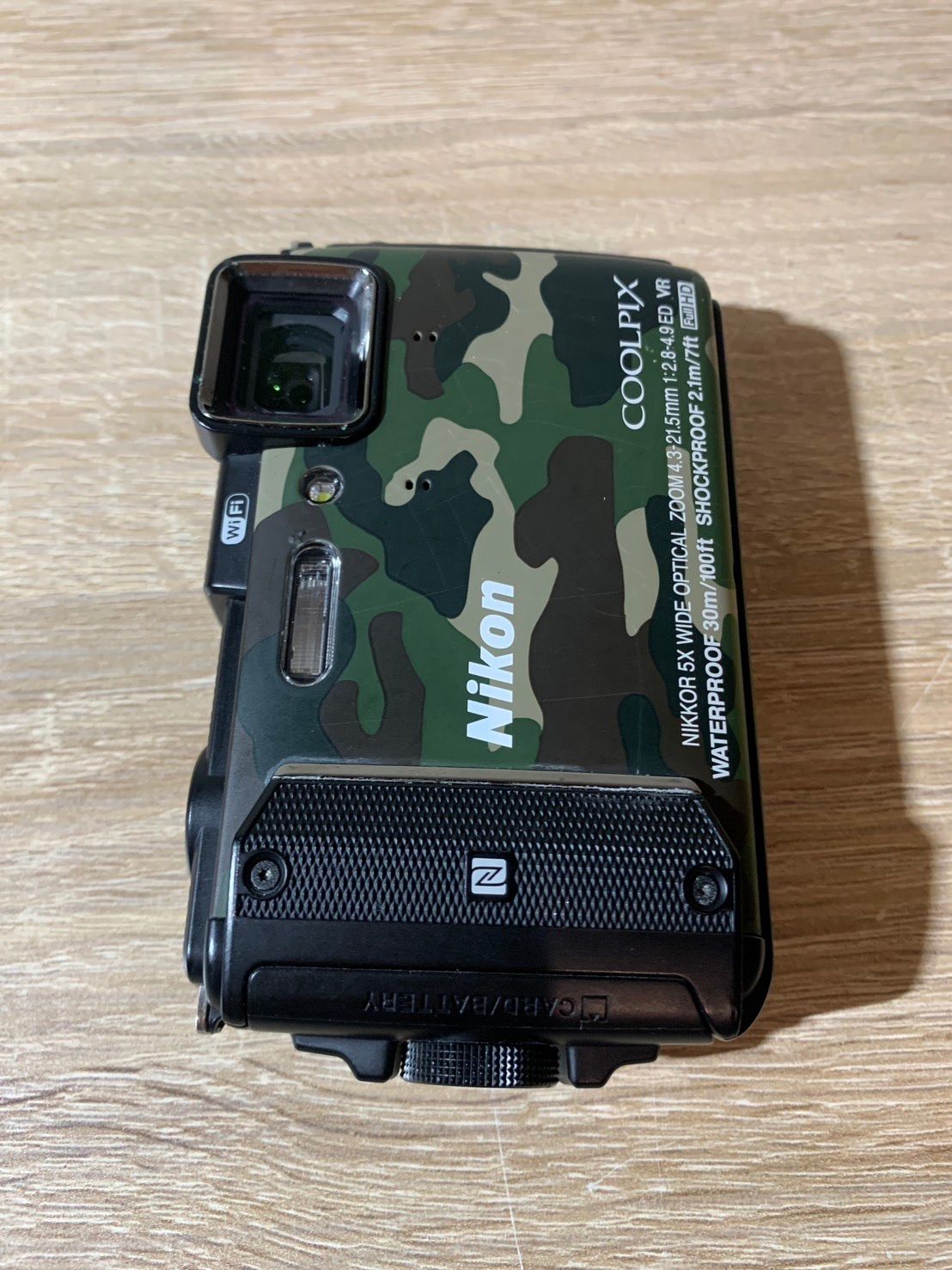 7875 Nikon COOLPIX AW130 カモフラージュ デジカメ 動作確認済み