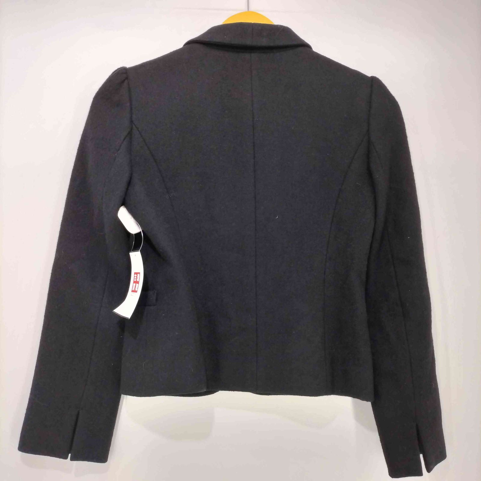 新品未使用　ANAYI アナイ テーラードジャケット ウール　ブラック　36 アナイ ANAYI ウール100 1B 短丈 テーラード ジャケット レディース