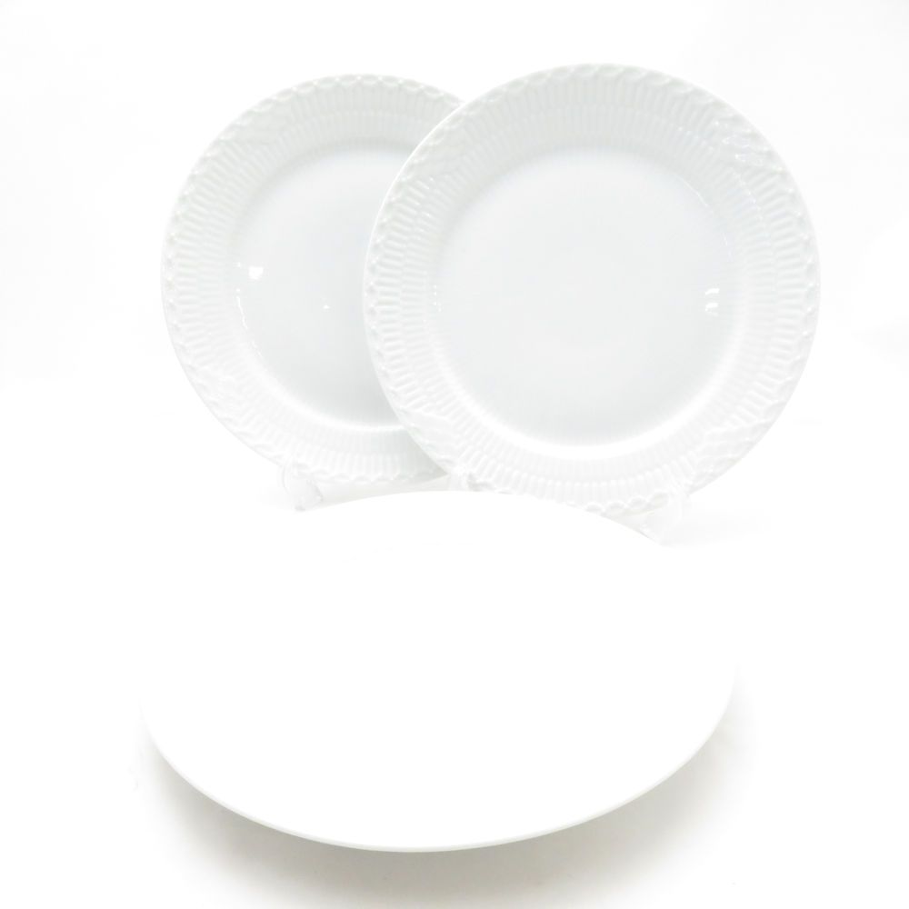 美品 ROYAL COPENHAGEN ロイヤルコペンハーゲン ホワイトフルーテッド