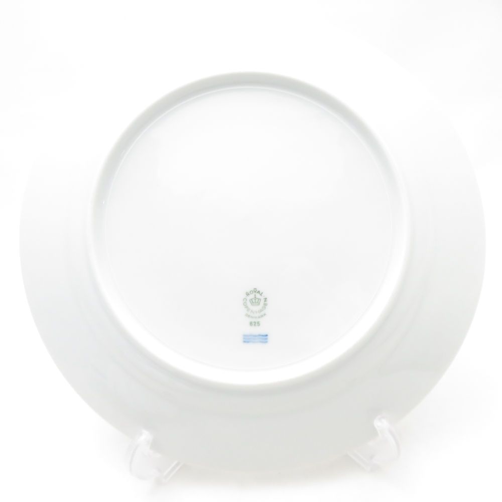 ホワイトフルーテッドハーフレース 大皿