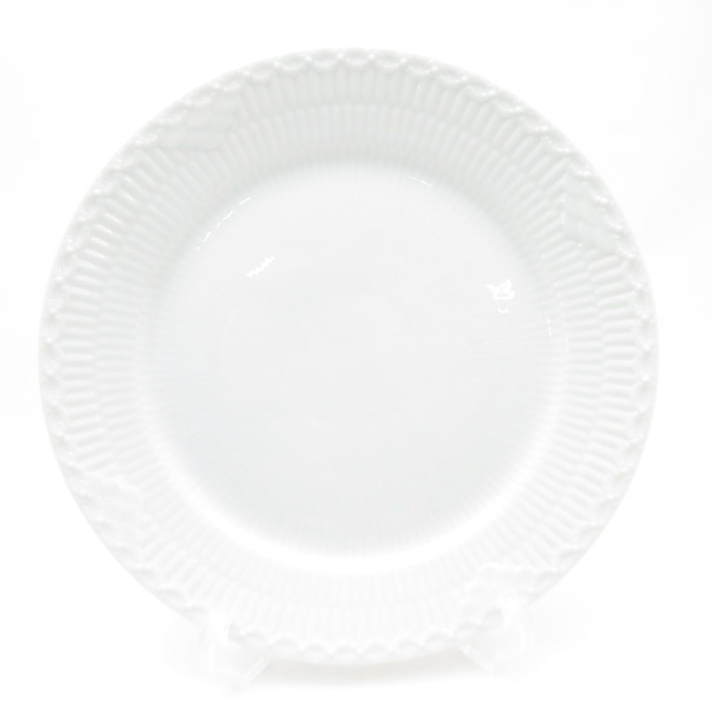 美品 ROYAL COPENHAGEN ロイヤルコペンハーゲン ホワイトフルーテッド