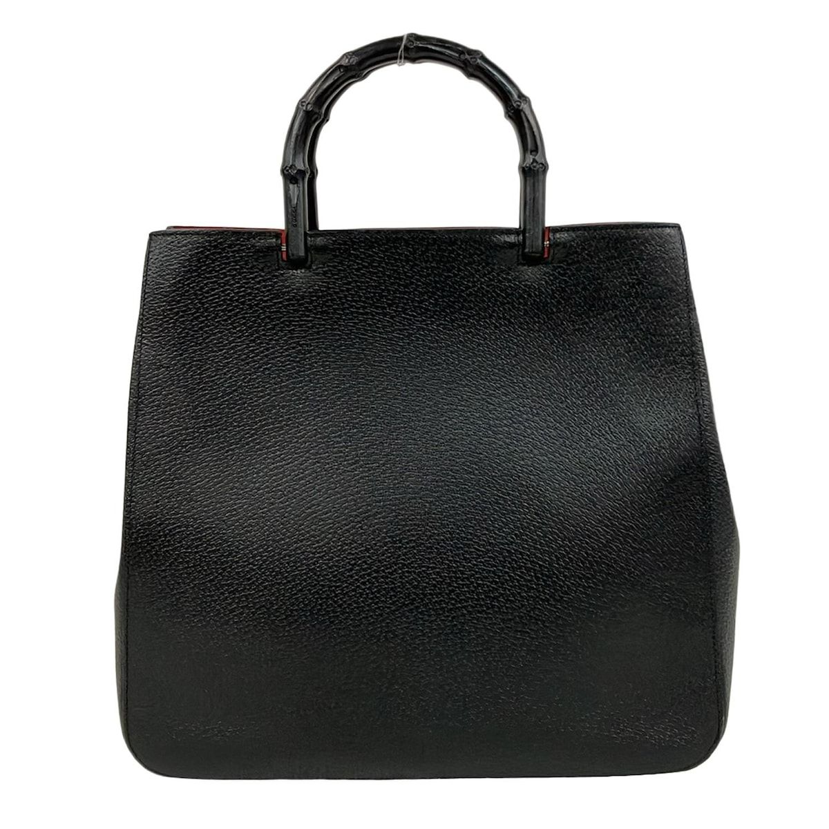 GUCCI(グッチ) ハンドバッグ バンブー 0021060 黒 レザー - メルカリ