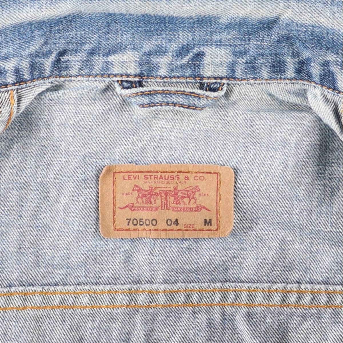 古着 リーバイス Levi's デニムジャケット Gジャン メンズM相当