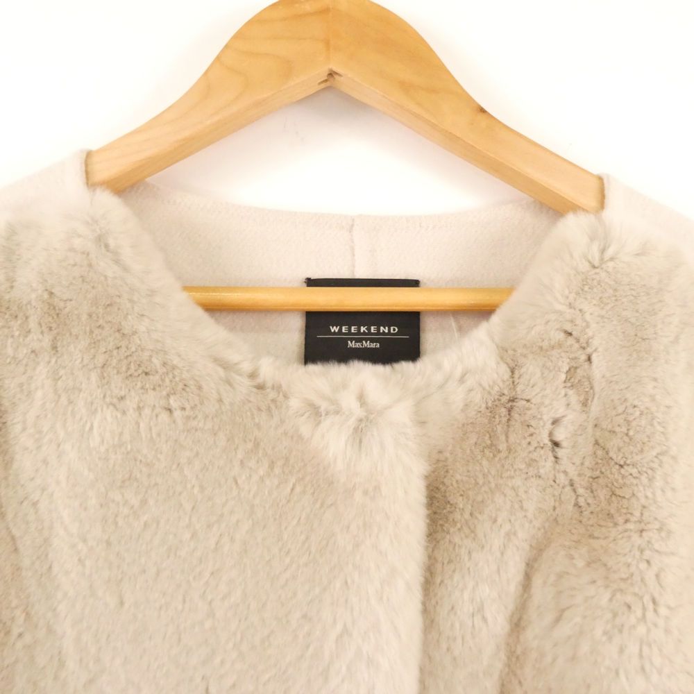 美品 maxmaraWEEKEND マックスマーラ コート 44 L相当 ウール他 ファー