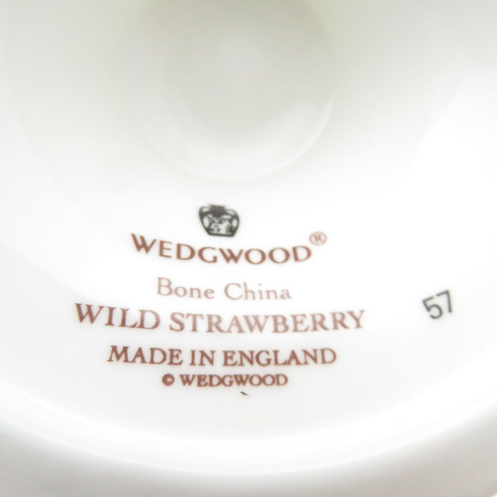 美品 WEDGWOOD ウェッジウッド ワイルドストロベリー 花瓶 高17.5cm