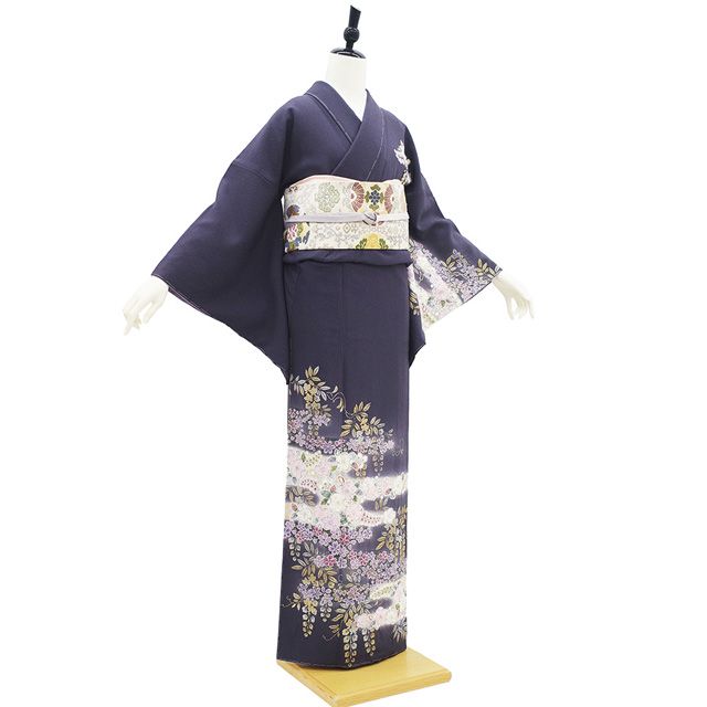 kiyoNo.2875 未使用正絹作家物辻が花絞り金通し訪問着　落款超美品 新古品】 訪問着 着物 未使用 正絹 袷 桐屋 翠山工房 十日町 辻が花