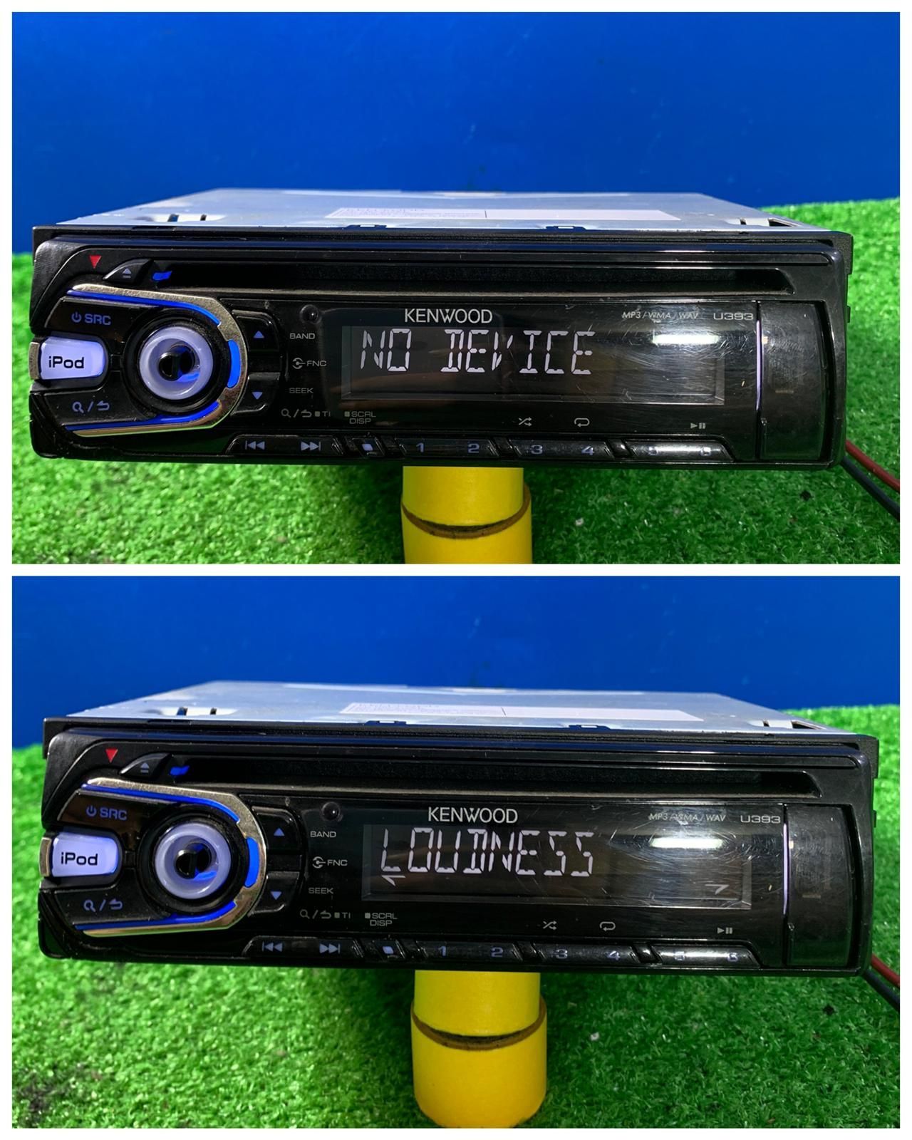 ZT-6578] KENWOOD ケンウッド U393 インドネシア製 USB／AUX／iPod