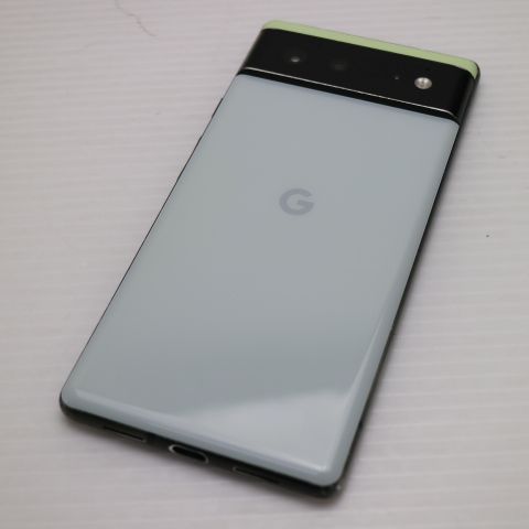 美品 SIMフリー Google Pixel 6 128GB ソータシーフォーム スマホ 白