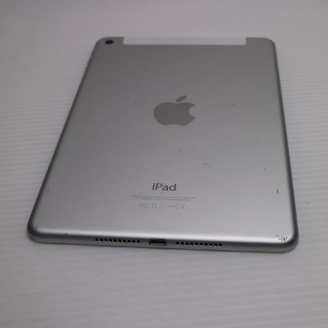 良品中古 SIMフリー iPad mini 4 Cellular セルラー 16GB シルバー