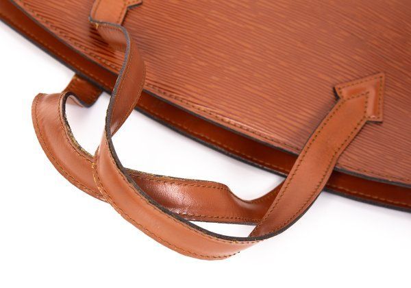 ルイヴィトンLOUIS VUITTON エピ サンジャック トートバッグ 茶 - メルカリ