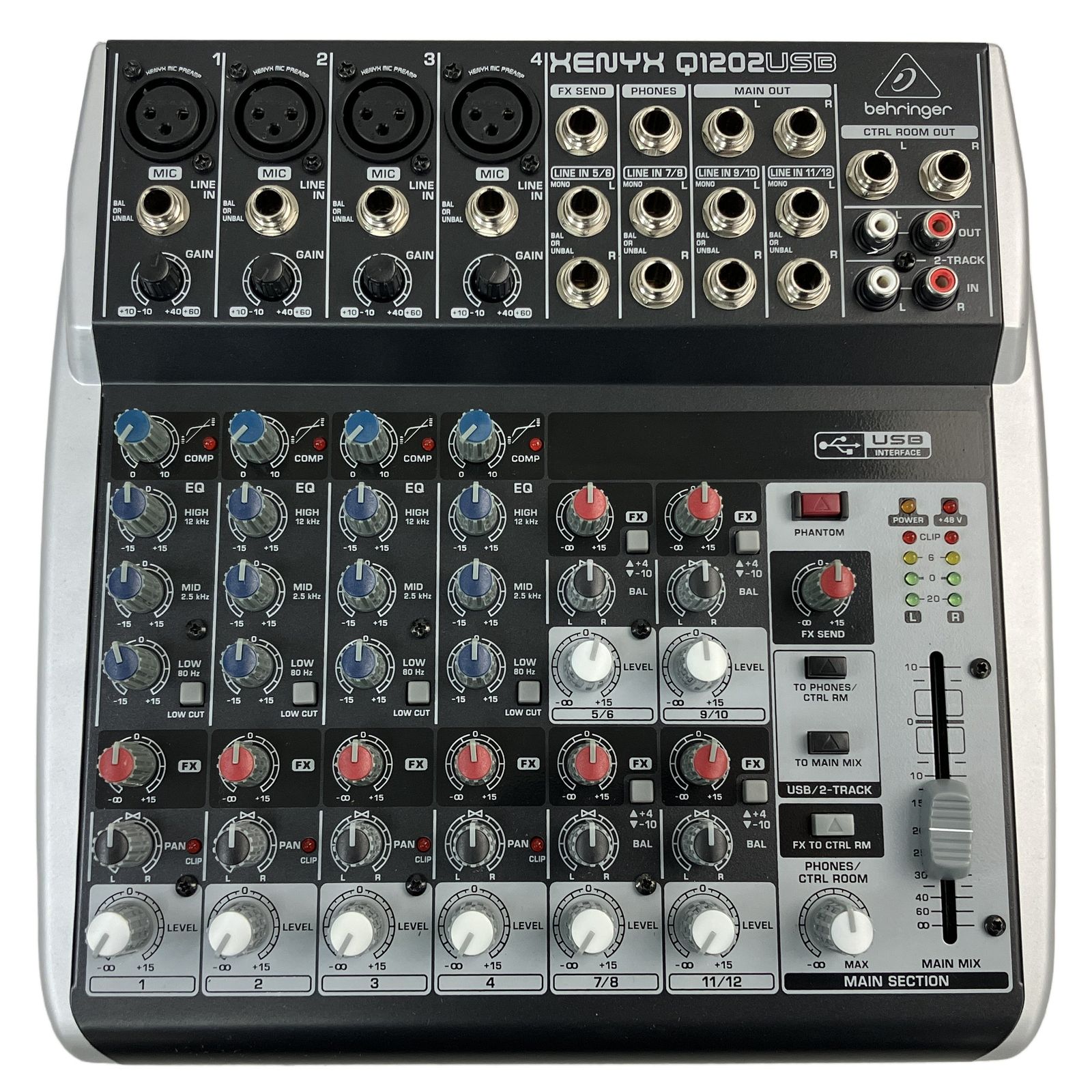 BEHRINGER XENYX Q1202 USB ベリンガー アナログミキサー 音響機材
