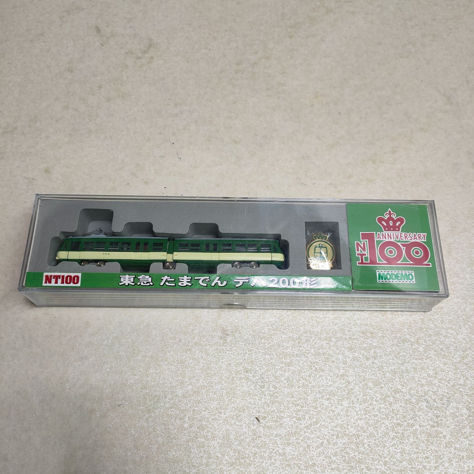 MODEMO NT100 東急 たまでん デハ200形 初回特典 記念ピンバッチ付き