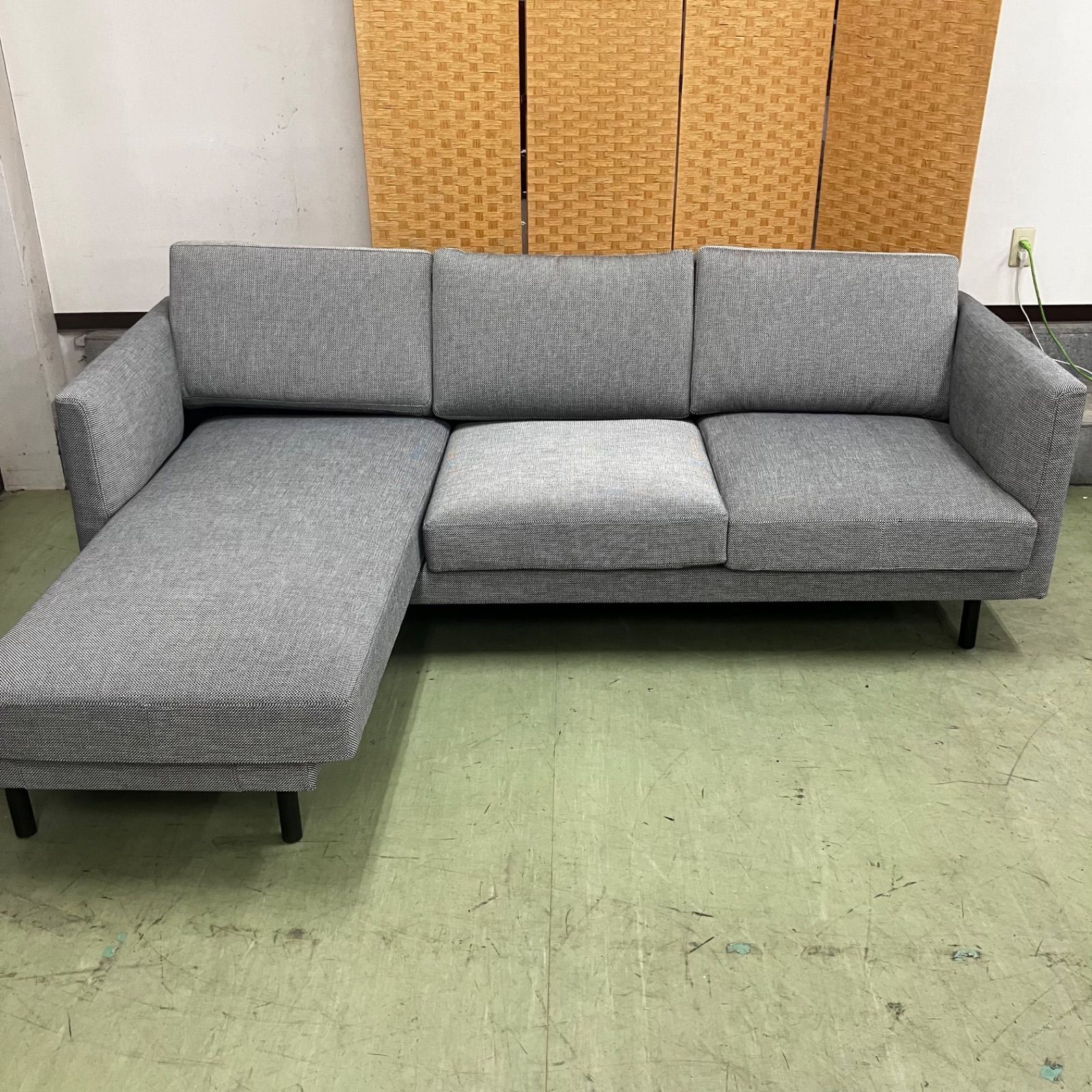 値下げ交渉可能】美品 karimoku カリモク 3人がけソファ シューズ