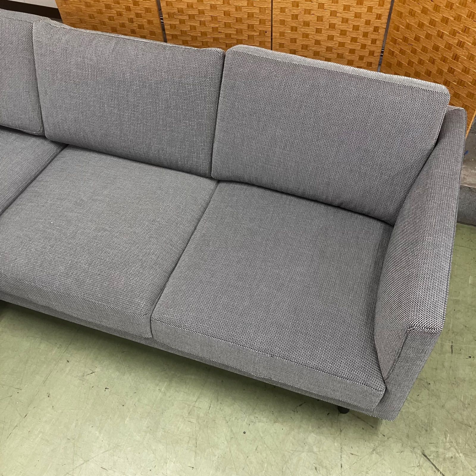 値下げ交渉可能】美品 karimoku カリモク 3人がけソファ シューズ