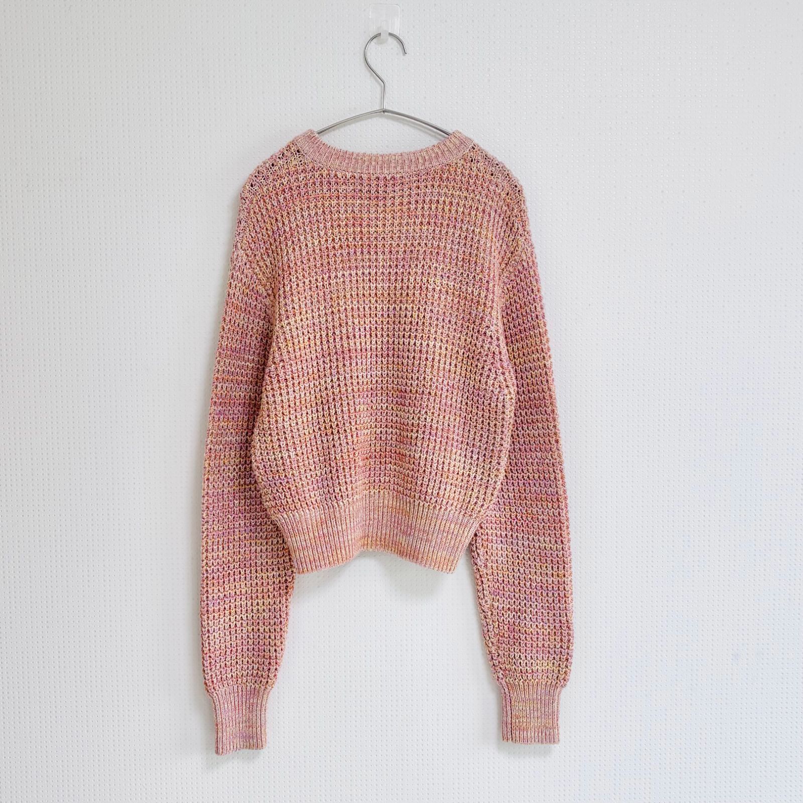 2022SS CABaN キャバン コットンカシミヤ ミックスワッフル クルー