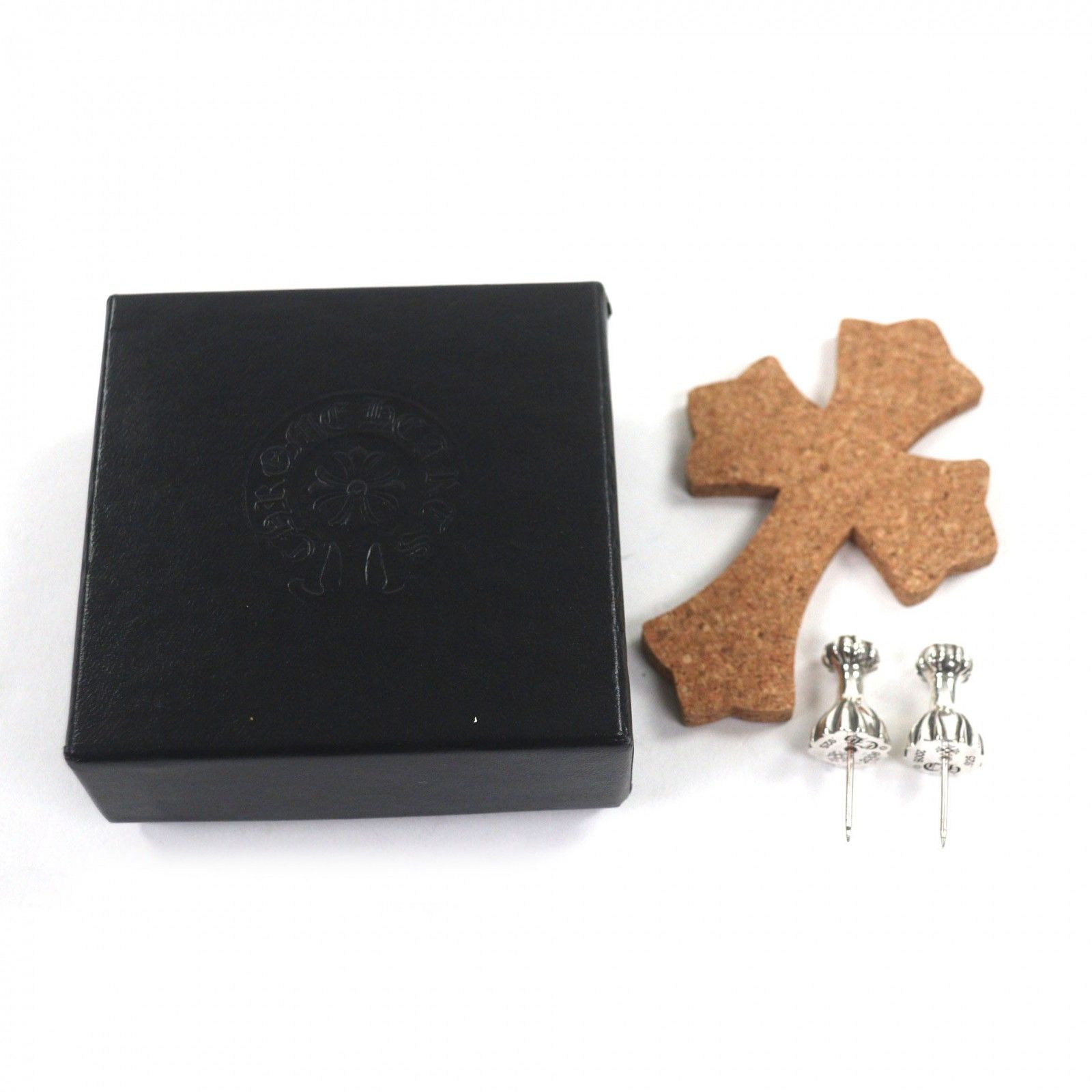 極美品▽CHROME HEARTS クロムハーツ 925 クロスモチーフ 2008年