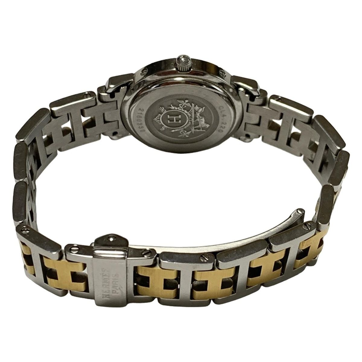 HERMES(エルメス) 腕時計 クリッパー CL4.220 レディース アイボリー