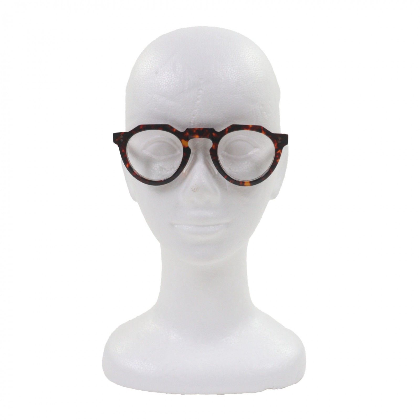 極美品▽Lesca Lunetier レスカ ルネティエ Pica ラウンド メガネ 眼鏡