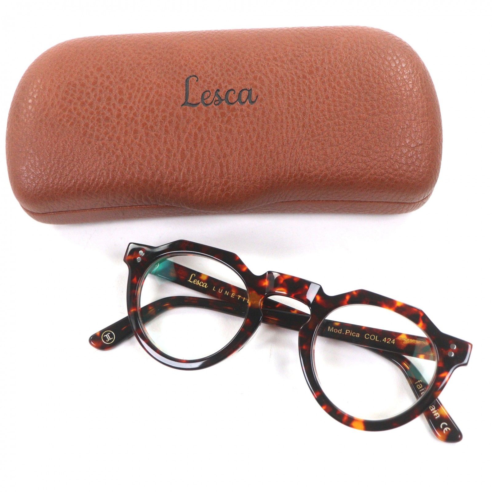 【極美品】Lesca LUNETIER PICAS 48□26 鼈甲 極美品】Lesca LUNETIER PICAS 48□26 鼈甲 - メルカリ