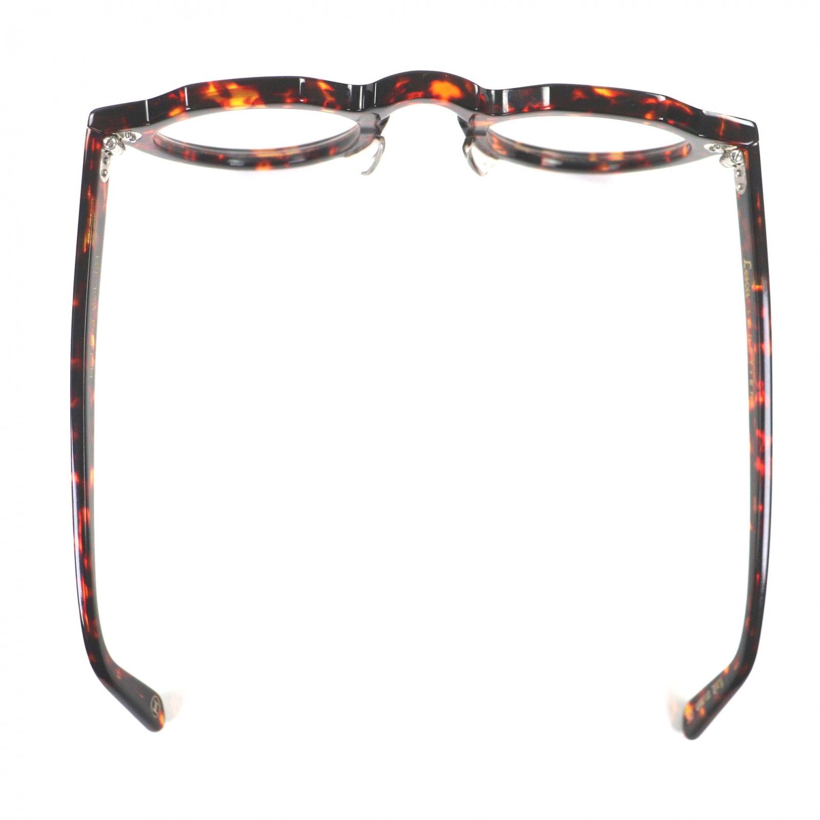 極美品▽Lesca Lunetier レスカ ルネティエ Pica ラウンド メガネ 眼鏡