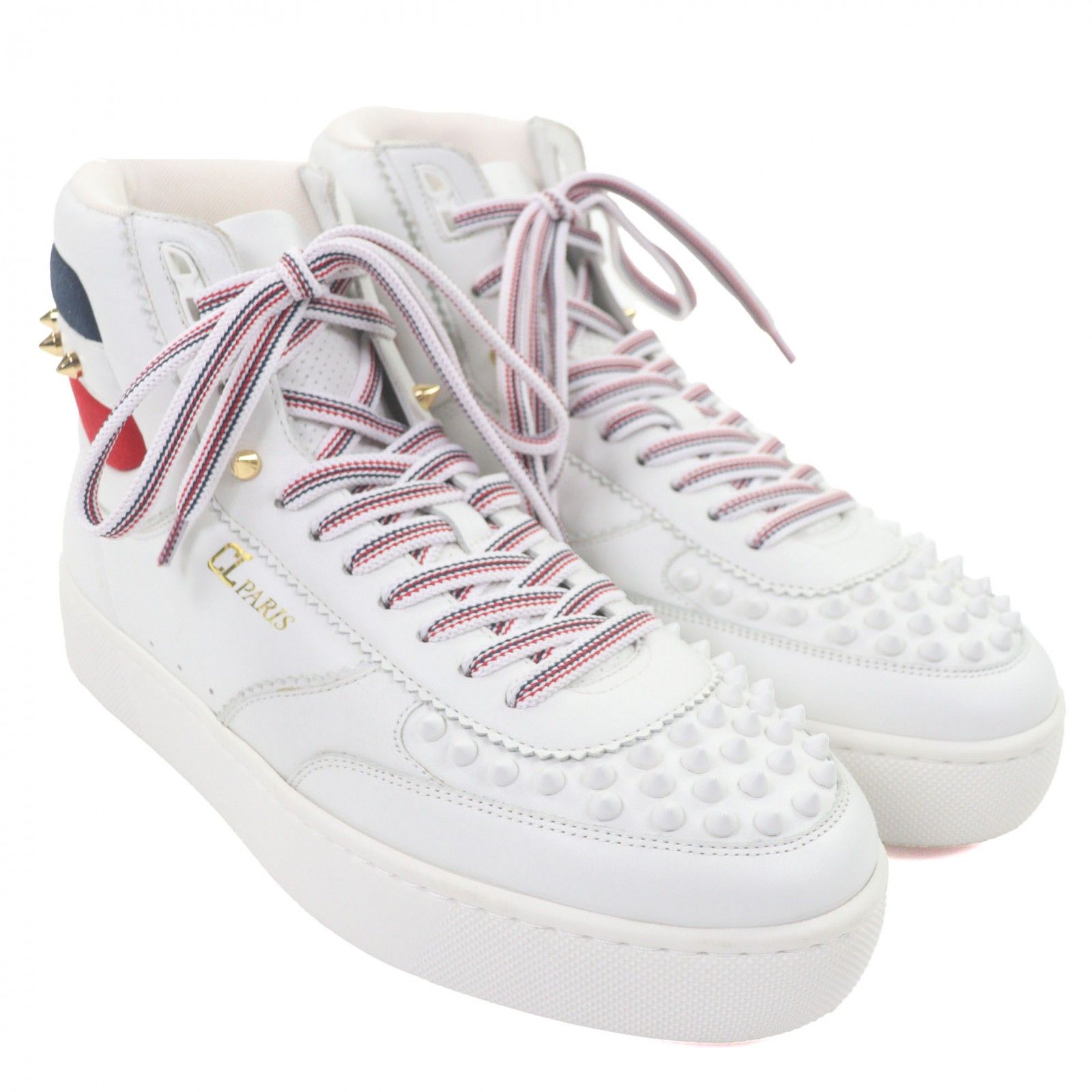 極美品▽Christian Louboutin クリスチャンルブタン TOP RUI SPIKES