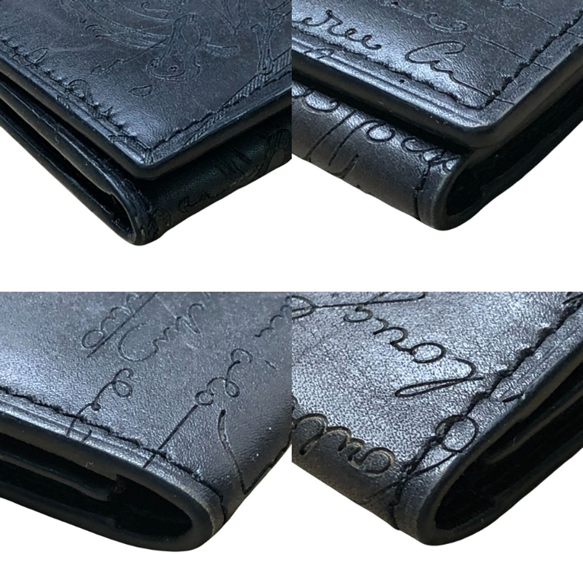 ベルルッティ Berluti スクリット ヴェネチアレザー 2つ折りカード