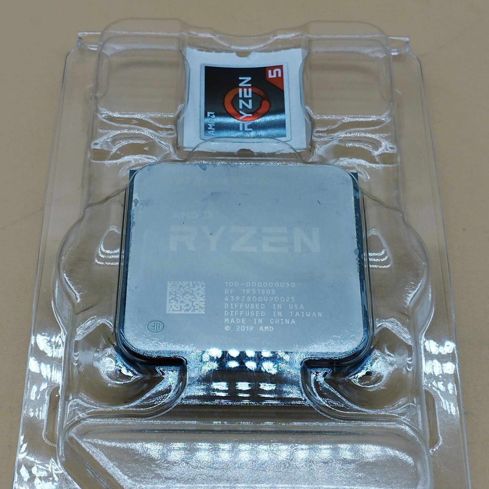 D4883】AMD RYZEN5 3500 CPU＋Wraith Stealthクーラー付き - メルカリ