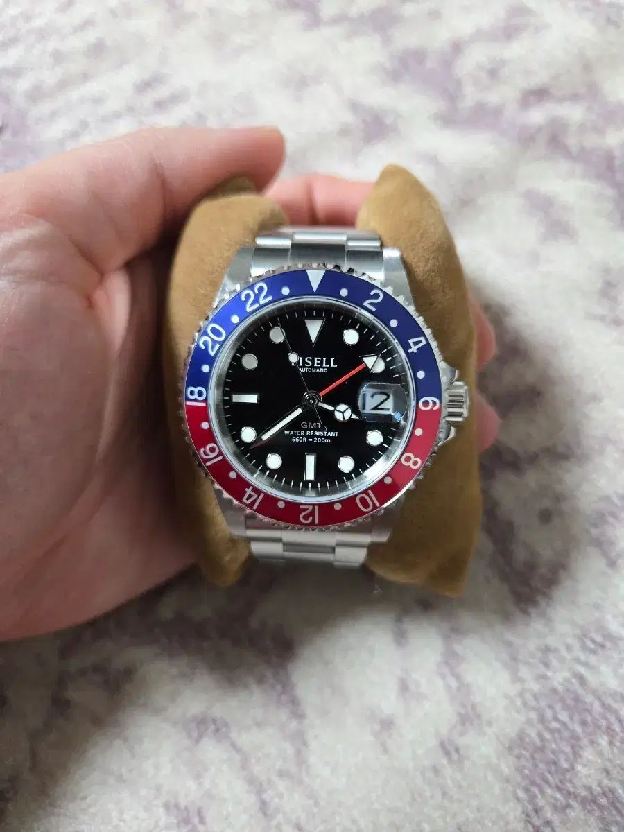 TISELL 新モデル GMT PEPSI ミヨタ9075 メルセデス ベンツ ハンド アルミニウム ベゼル