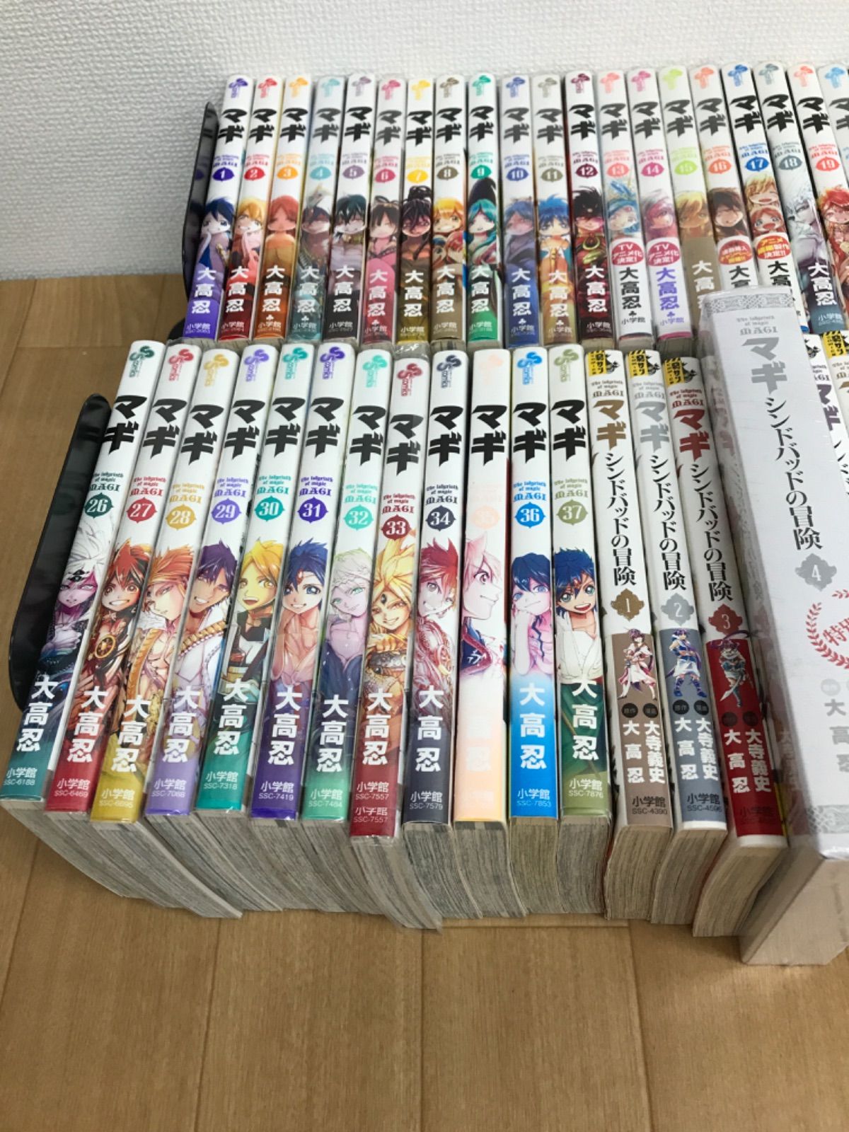 ☆マギ 全37巻＋マギ シンドバッドの冒険 全19巻 コミックセット【DVD