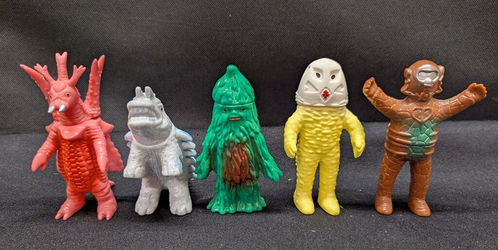 円谷コミュニケーションズ 復刻ブルマァクミニ怪獣シリーズ Fセット