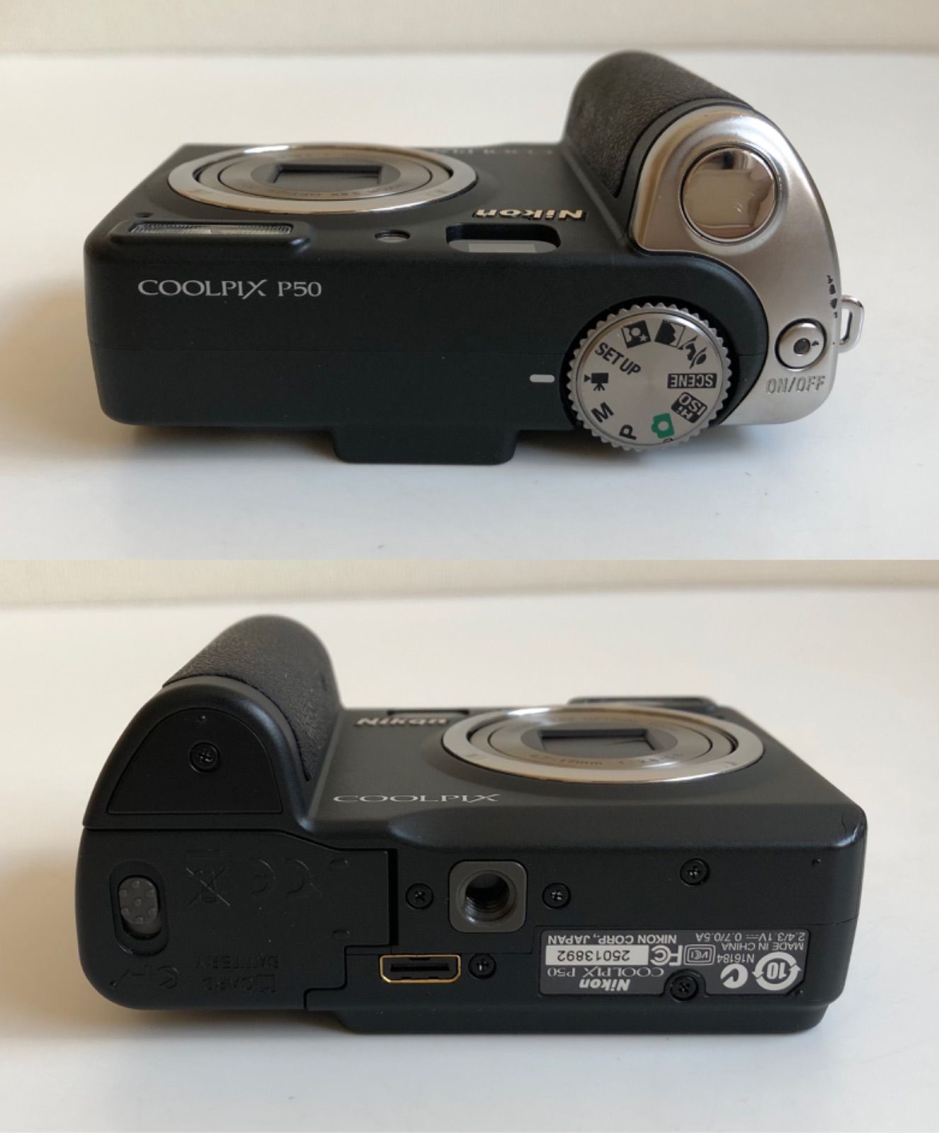 Nikon ニコン COOLPIX P50 ブラック デジタルカメラ - メルカリ