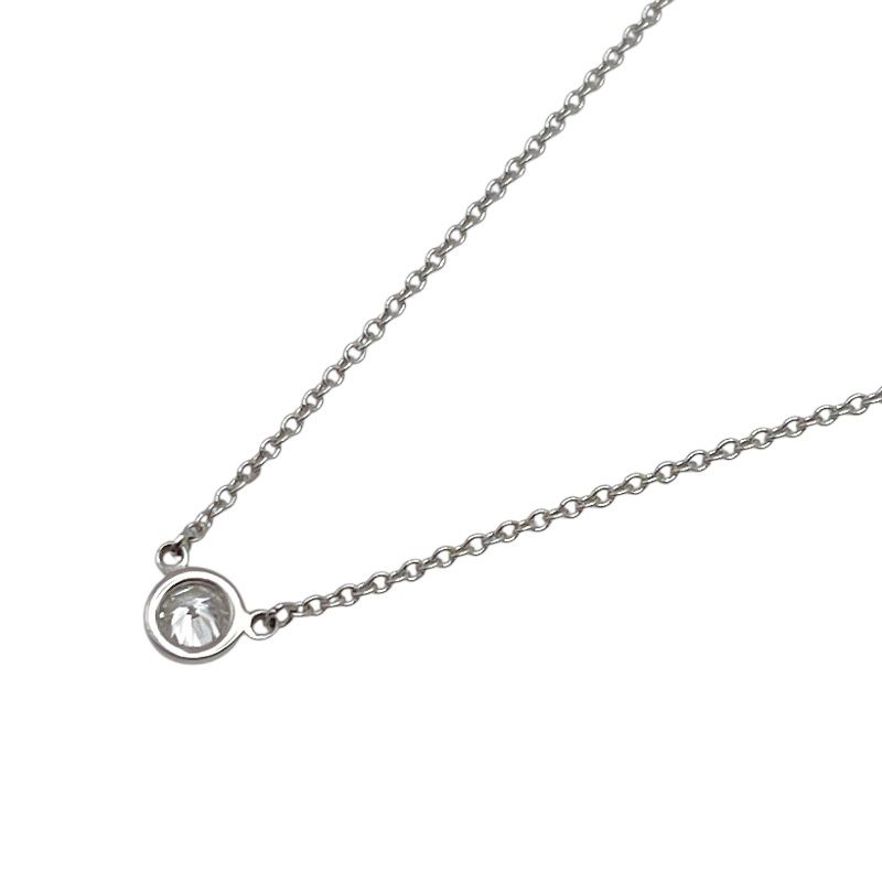 ティファニー TIFFANY＆CO バイザヤードネックレス プラチナ Pt950