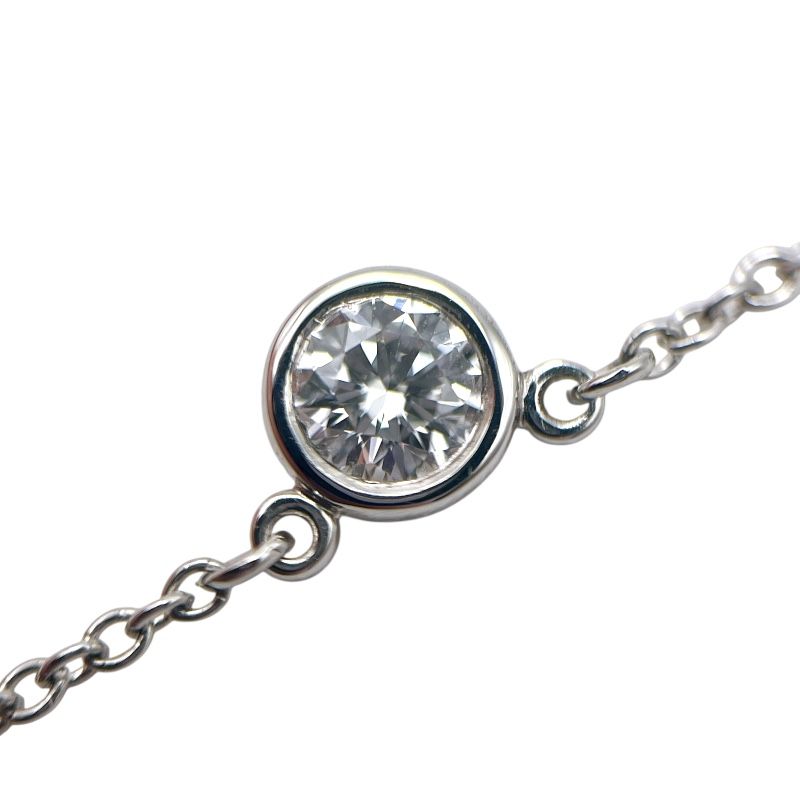 ティファニー TIFFANY＆CO バイザヤードネックレス プラチナ Pt950