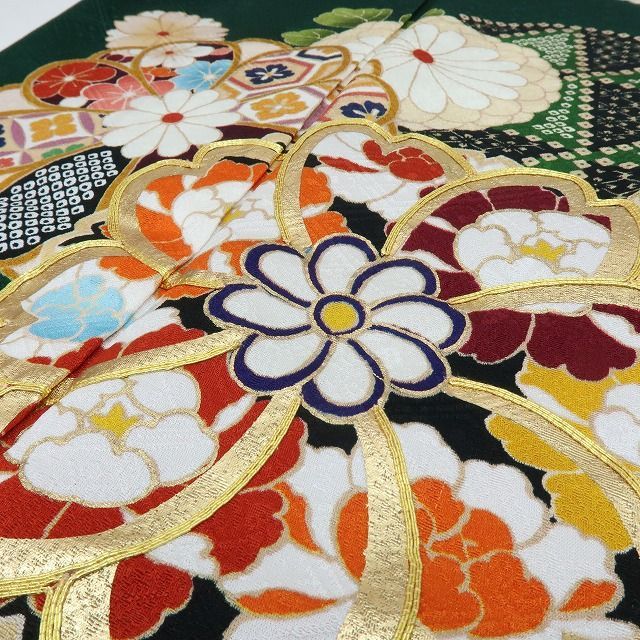 六花-RIKKA- 美品 正絹 金駒刺繡 トールサイズ❀❀振袖・長襦袢・袋帯