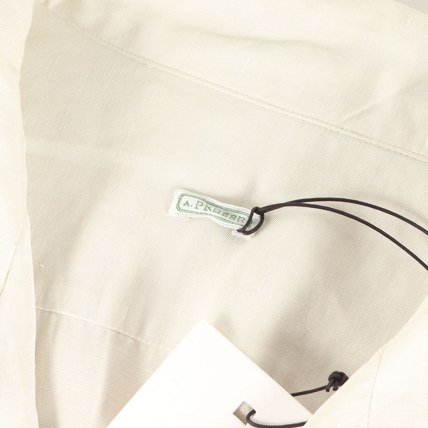 新品同様】A.PRESSE アプレッセ シャツ アイボリー サイズ:3 | 25SS 